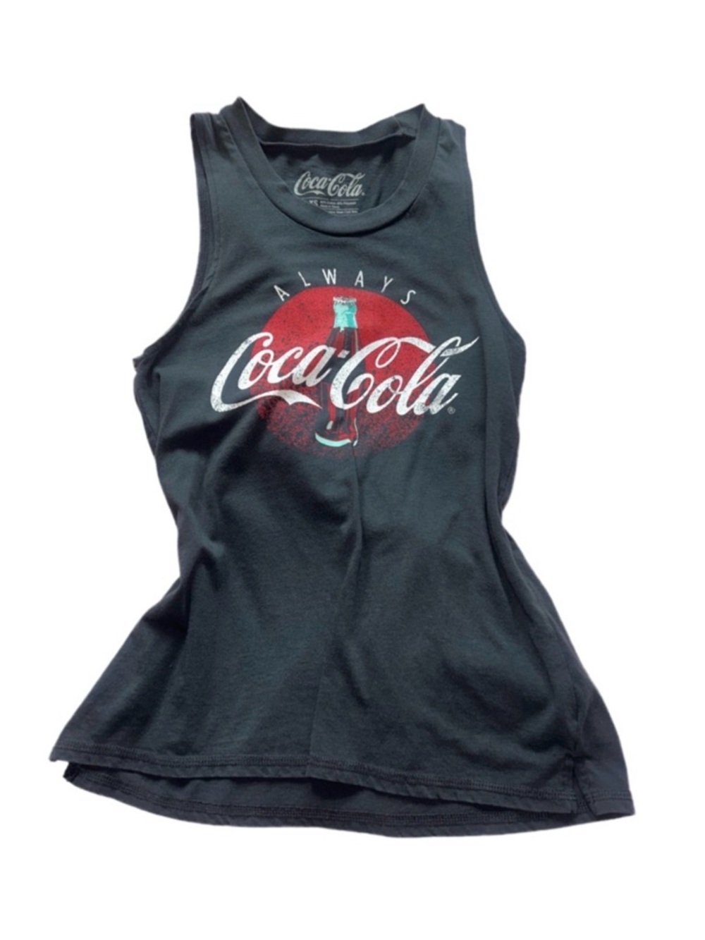 Coca-Cola Black Tank with Red Graphic Circle